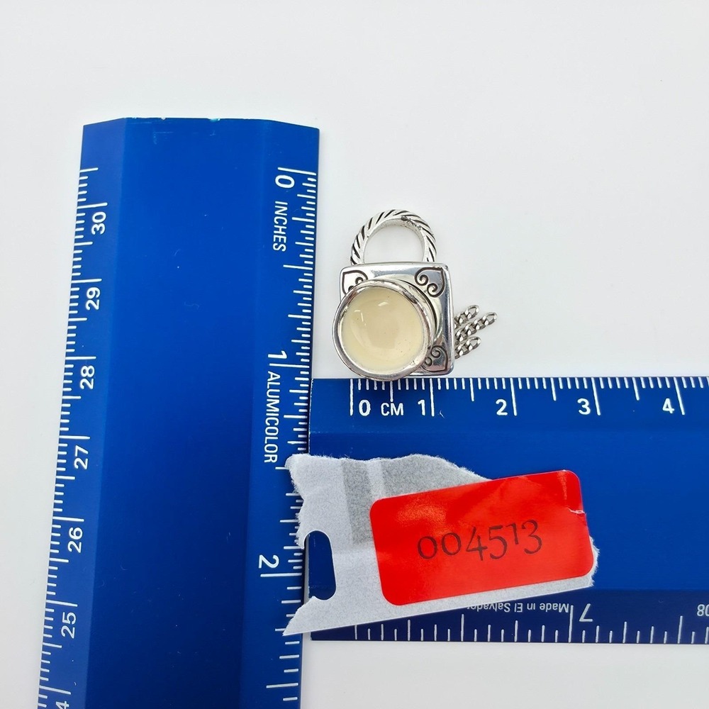 BRIGHTON 'Congrats!' Charm Graduation Cap Dangle Etched Silver Plate FREE $HIP!! - Picture 12 of 12